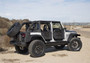 Rampage 990135 - 2007-2018 Jeep Wrangler(JK) Unlimited 4-Door Trailview Tonneau Top - Black Diamond