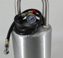 Granatelli Motorsports 900102 - Granatelli Universal 3 Gallon Aluminum Portable Air Tank - Natural (Incl Hose/Presure Gauge)