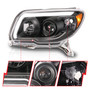Anzo 111616 - 06-09 Toyota 4 Runner Projector Headlights Plank Style - Black
