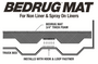 Bedrug BMB15SBS - 15-23 Chevrolet Colorado 74in Bed Mat (Use w/Spray-In & Non-Lined Bed)