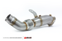 AMS AMS.38.05.0001-1 - Performance Toyota GR Supra Stainless Steel Race Downpipe