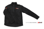 AMS C2010-XXXL - Performance Men's Half-Zip Black Microfleece - 3XL