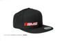 AMS C4010-OS - Performance Snapback Flat Brim Hat (Black)