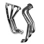 BBK 4050 - 07-11 Jeep 3.8 V6 Long Tube Exhaust Headers And Y Pipe And Converters - 1-5/8 Chrome