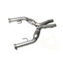 BBK 1637 - 05-10 Mustang 4.6 Short Mid X Pipe With Catalytic Converters 2-3/4 For  Long Tube Headers