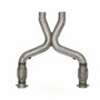 BBK 1658 - 11-14 Mustang 5.0 Short Mid X Pipe With Catalytic Converters 3.0 For  Long Tube Headers