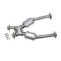 BBK 1638 - 96-04 Mustang 4.6 GT / Cobra Short Mid X Pipe w Catalytic Converters 2-1/2 For Long Tube Headers