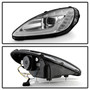 Spyder 5087928 - ( Signature) Projector Headlights - Sequential LED Turn Signal - Chrome