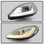 Spyder 5087928 - ( Signature) Projector Headlights - Sequential LED Turn Signal - Chrome