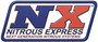 Nitrous Express 11100B-6 - 10lb Bottle w/Lightning 500 Valve 6AN Nipple (6.89 x 20.19) - Black