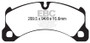 EBC DP42162R - 10+ Porsche Cayenne 3.6 Yellowstuff Front Brake Pads