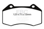 EBC DP31539C - 07-08 Chevrolet Cobalt 2.0 Supercharged (SS) Redstuff Front Brake Pads