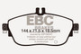 EBC UD1694 - 13+ Mercedes-Benz CLA250 2.0 Turbo Ultimax2 Front Brake Pads