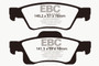 EBC UD1498 - 11+ Dodge Durango 3.6 Ultimax2 Rear Brake Pads