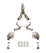 Corsa Performance 21251 - 2024 Ford Mustang GT Xtreme CatBack Exhaust Sys 3.0in Dual Rear Exit w/4.5in Straight Cut Tips