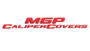 MGP 55007SRAMRD - 2019+ Ram 2500/3500 4 Caliper Covers Front & Rear - Red Finish W/ Logo