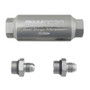 Deatschwerks 8-03-70C-010K-6 - 6AN 10 Micron 70mm Compact In-Line Fuel Filter Kit