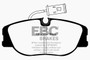 EBC DP3733/3C - 91-95 Alfa Romeo 164 2.0 Turbo Redstuff Front Brake Pads