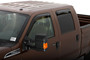 Auto Ventshade (AVS) 94522 - 99-16 Ford F-250 Supercab Ventvisor Outside Mount Window Deflectors 4pc - Smoke