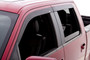 Auto Ventshade (AVS) 774044 - 15-18 Ford F-150 Supercrew Ventvisor Low Profile Window Deflectors 4pc - Matte Black