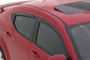 Auto Ventshade (AVS) 194248 - 13-18 Nissan Sentra Ventvisor In-Channel Front & Rear Window Deflectors 4pc - Smoke