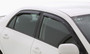 Auto Ventshade (AVS) 194989 - 14-18 Toyota Corolla Ventvisor In-Channel Front & Rear Window Deflectors 4pc - Smoke