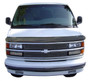 Auto Ventshade (AVS) 25918 - 96-02 Chevy Express 1500 High Profile Bugflector II Hood Shield - Smoke