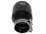aFe Power 49T25404-B06 - MACH Force-Xp 409 SS Clamp-On Exhaust Tip 2.5in. Inlet / 4in. Outlet / 6in. L - Black