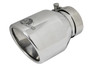 aFe Power 49T25404-P06 - MACH Force-Xp 304 SS Clamp-On Exhaust Tip 2.5in. Inlet / 4in. Outlet / 6in. L - Polished
