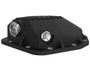 aFe Power 46-71190B - Street Series Rear Differential Cover Black w/Machined Fins 20+ Jeep Gladiator JT (Dana M220)