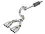 aFe Power 49-38073-P - Rebel Series 2.5in 304 SS Cat-Back Exhaust w/ Polished Tip 18-20 Jeep Wrangler (JL)