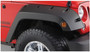 Bushwacker 10077-02 - 07-18 Jeep Wrangler Pocket Style Flares 2pc - Black