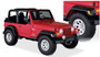 Bushwacker 10908-07 - 97-06 Jeep TJ Max Pocket Style Flares 4pc - Black
