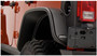 Bushwacker 10050-07 - 07-18 Jeep Wrangler Unlimited Flat Style Flares 2pc 4-Door Sport Utility Only - Black