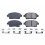 PowerStop NXT-822 - Power Stop-Front Next Gen Carbon Fiber-Ceramic Brake Pads with Hardware Kit