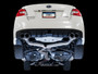 AWE 3020-42058 - Subaru WRX/STI VA/GV Sedan Track Edition Exhaust - Chrome Silver Tips (102mm)