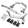 AWE 3020-43066 - Subaru WRX/STI VA/GV Sedan Track Edition Exhaust - Diamond Black Tips (102mm)