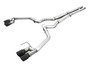 AWE 3020-43072 - 2018+ Ford Mustang GT (S550) Cat-back Exhaust - Track Edition (Quad Diamond Black Tips)