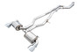 AWE 3020-32058 - 2020 Toyota Supra A90 Non-Resonated Touring Edition Exhaust - 5in Chrome Silver Tips