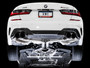 AWE 3020-43085 - 2019+ BMW M340i (G20) Track Edition Exhaust - Quad Diamond Black Tips