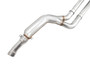 AWE 3015-42148 - 2019+ BMW M340i (G20) Non-Resonated Touring Edition Exhaust - Quad Chrome Silver Tips