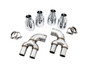 AWE 3015-42148 - 2019+ BMW M340i (G20) Non-Resonated Touring Edition Exhaust - Quad Chrome Silver Tips