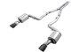 AWE 3020-33074 - 2017+ Dodge Charger 5.7L Touring Edition Exhaust - Non-Resonated - Diamond Black Tips