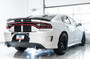 AWE 3020-33074 - 2017+ Dodge Charger 5.7L Touring Edition Exhaust - Non-Resonated - Diamond Black Tips
