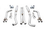 AWE 3015-42144 - 2017+ Dodge Challenger 5.7L Track Edition Exhaust - Chrome Silver Quad Tips