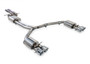AWE 3015-42070 - Audi C7.5 A7 3.0T Touring Edition Exhaust - Quad Outlet Chrome Silver Tips