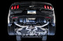 AWE 3020-32028 - S550 Mustang GT Cat-back Exhaust - Track Edition (Chrome Silver Tips)