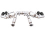 AWE 3015-43159 - 2020 Chevrolet Corvette (C8) Touring Edition Exhaust - Quad Diamond Black Tips