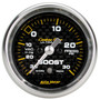 AutoMeter 4777 - Carbon Fiber 52mm 30 PSI Electronic Boost gauge