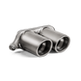 Akrapovic TP-T/S/17/H - 2018 Porsche 911 GT3 (991.2) Tail Pipe Set (Titanium)